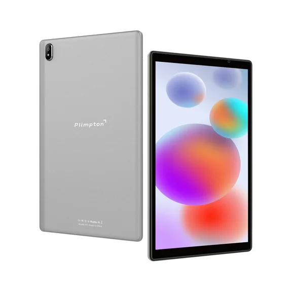 Plimpton PlimPad P3 10" Tablet, 3GB RAM 32GB Storage, Android 11 Tablet PC, 1280x800 HD IPS, 2.4GHz+5GHz WiFi, Metal Casing - Gray