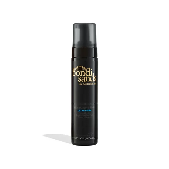Bondi Sands Self-Tanning Foam Ultra-Dark for Body and Face, 6.76 fl oz