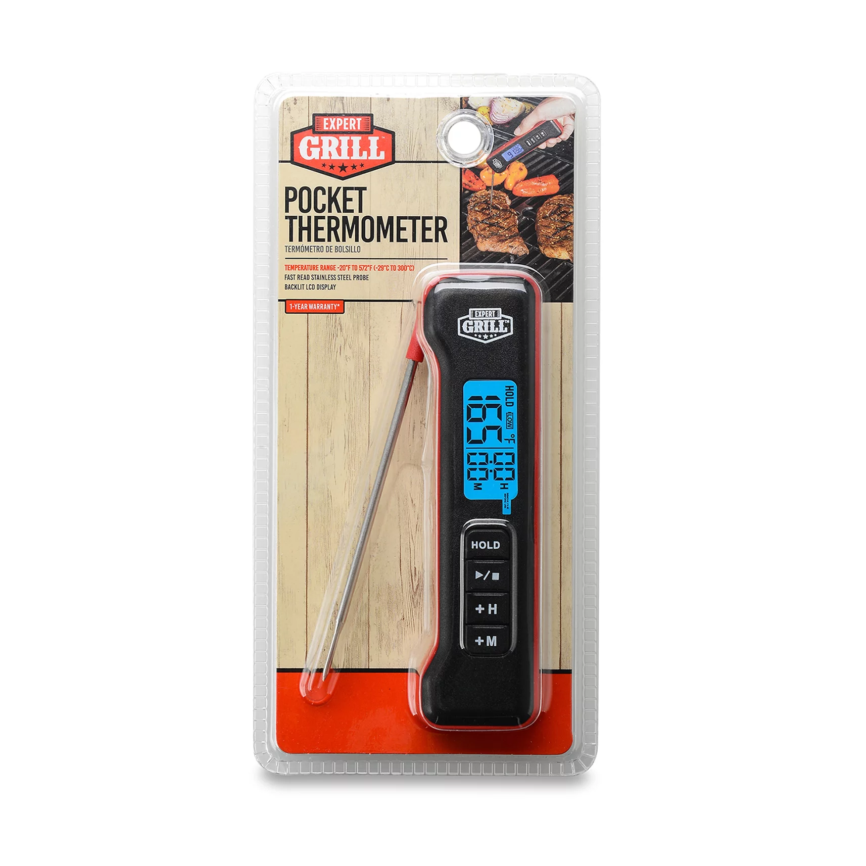 Expert Grill Wireless Digital BBQ Grilling Thermometer 