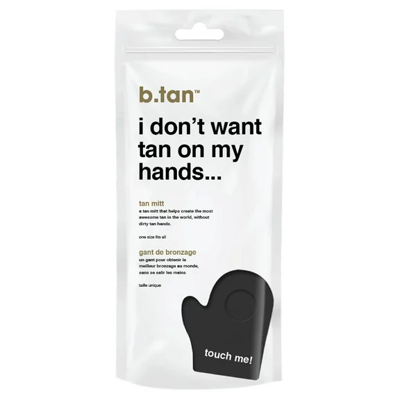 b.tan i don't want tan on my hands tanning mitt, washable   reusable