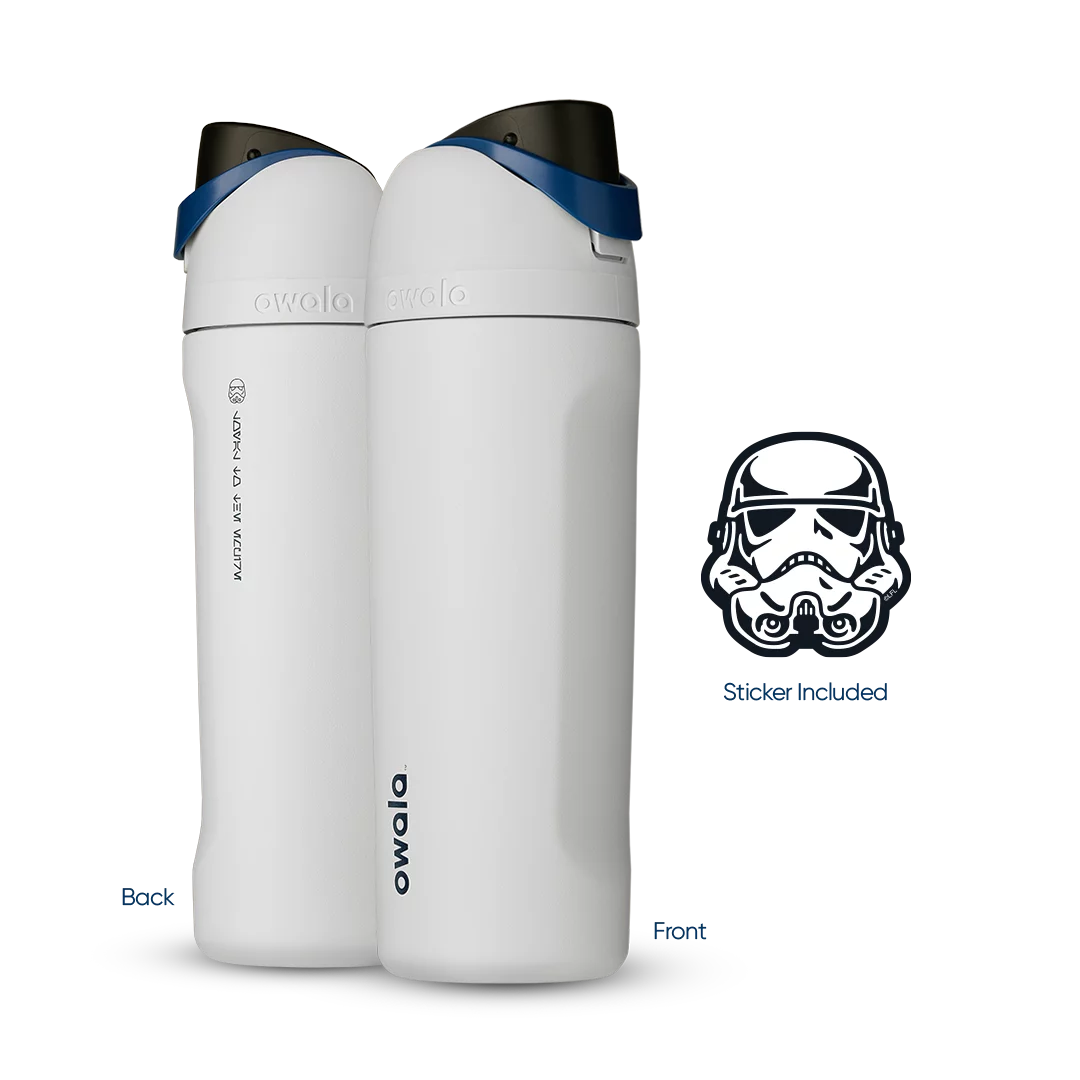 Owala FreeSip 19 oz Darth Vader Stainless Steel Water Bottle with Flip-Top  and Straw Lid 